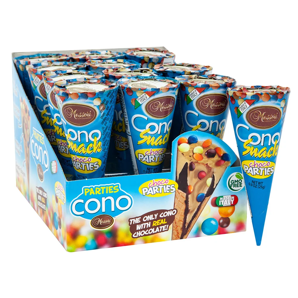 Messori Hazelnut Cone Snack - 12ct