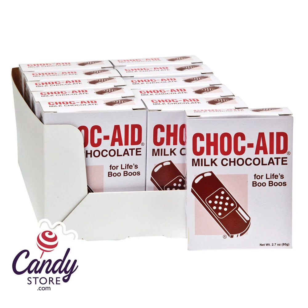 Milk Chocolate Band Aids - 12ct Box - Image 2