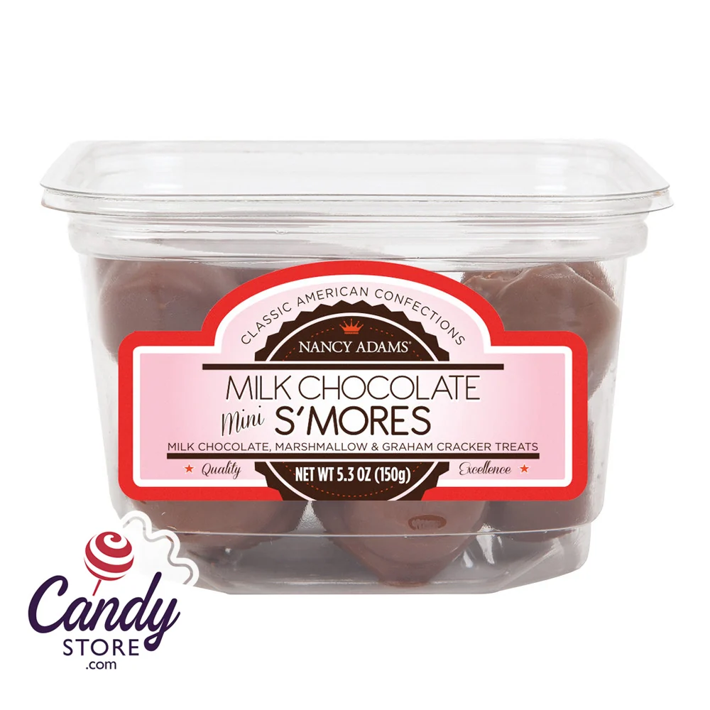 Milk Chocolate Mini Smores - 12ct Tubs