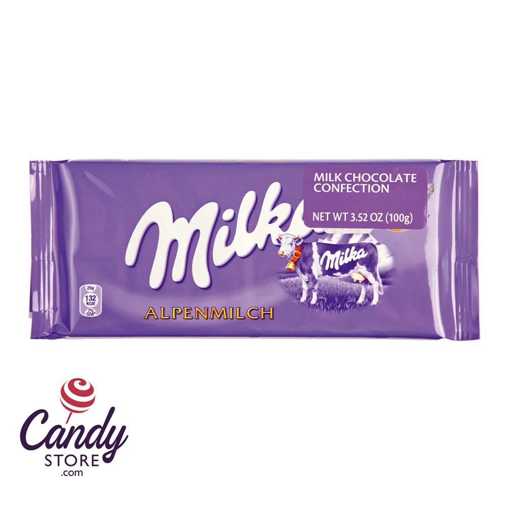 Milka Alpenmilch Bar 3.5oz - 25ct