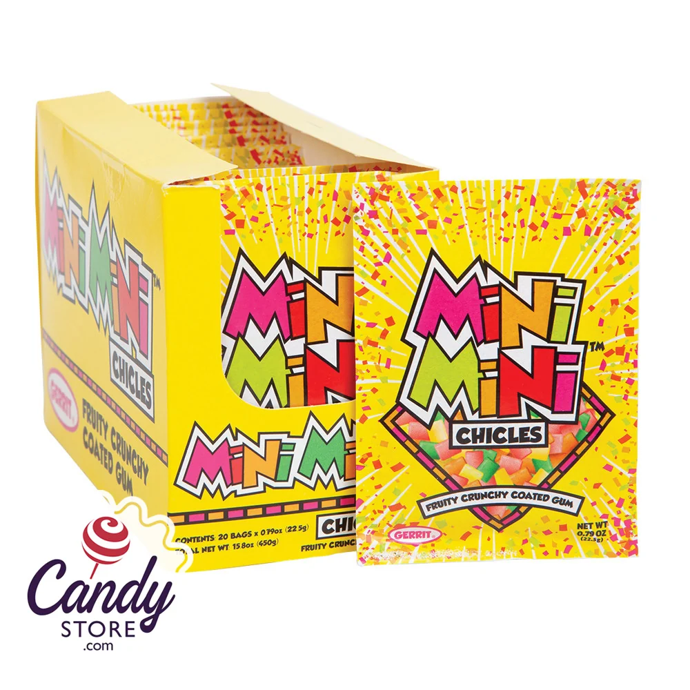 Mini Mini Chicles Fruit Gum - 20ct - Image 2