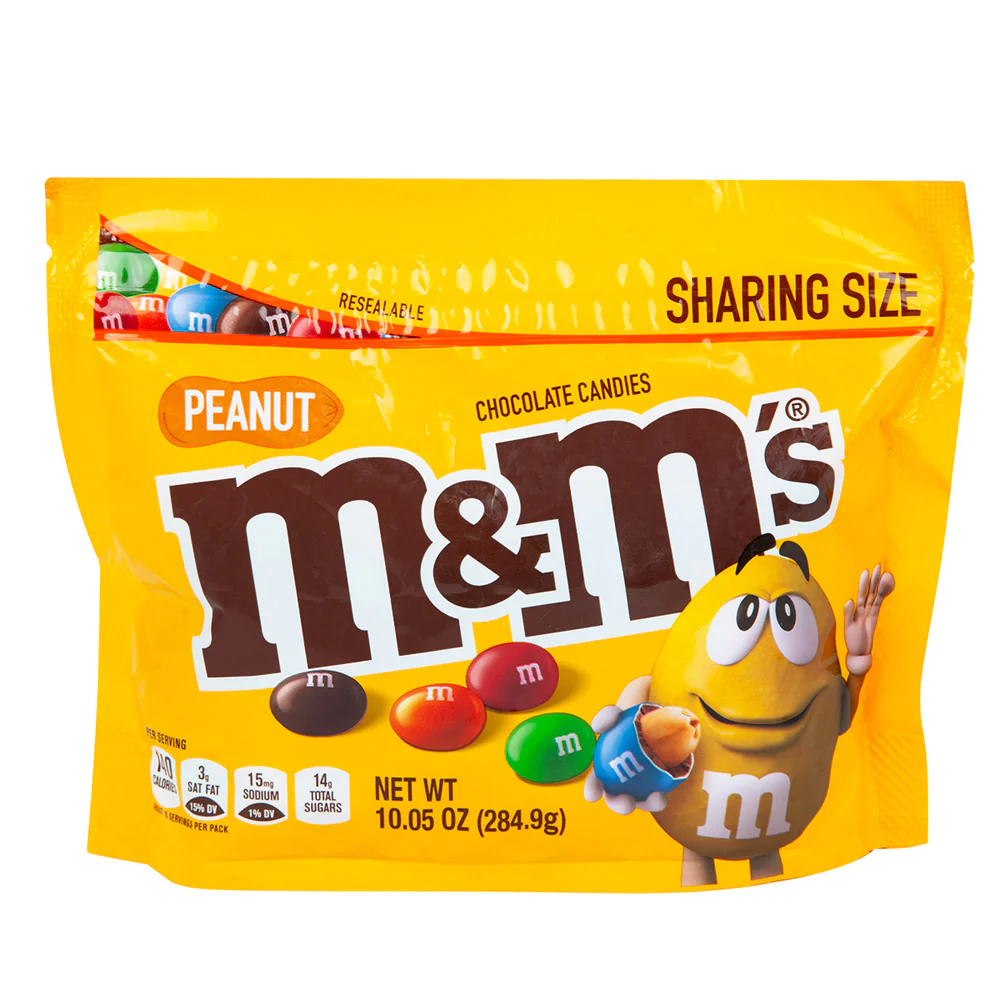 M&M's Peanut Pouches - 12ct
