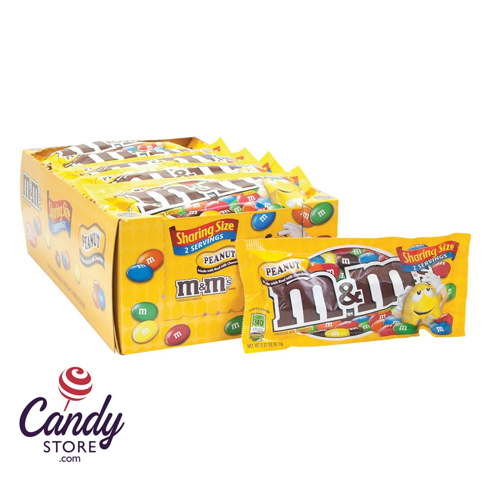 M&M's Peanut Sharing Size - 24ct Bags