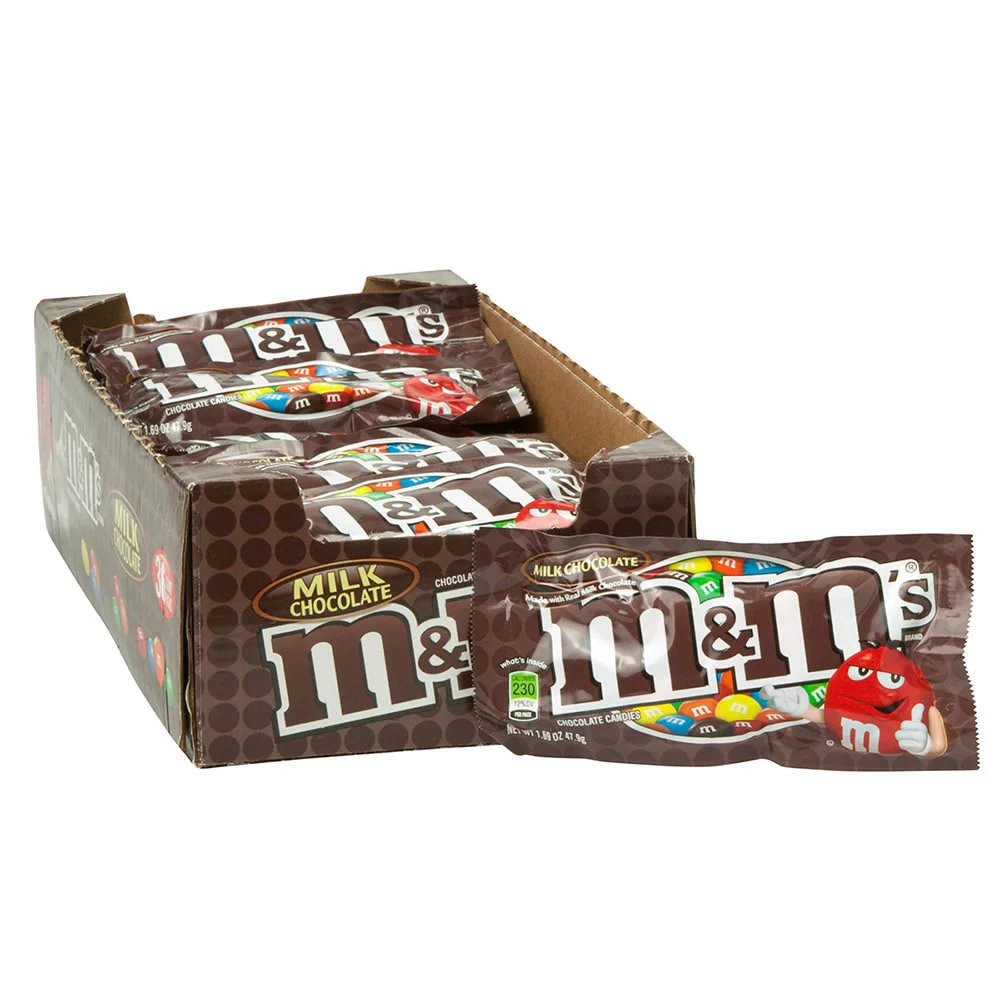 M&M's Plain Milk Chocolate Bags - 36ct