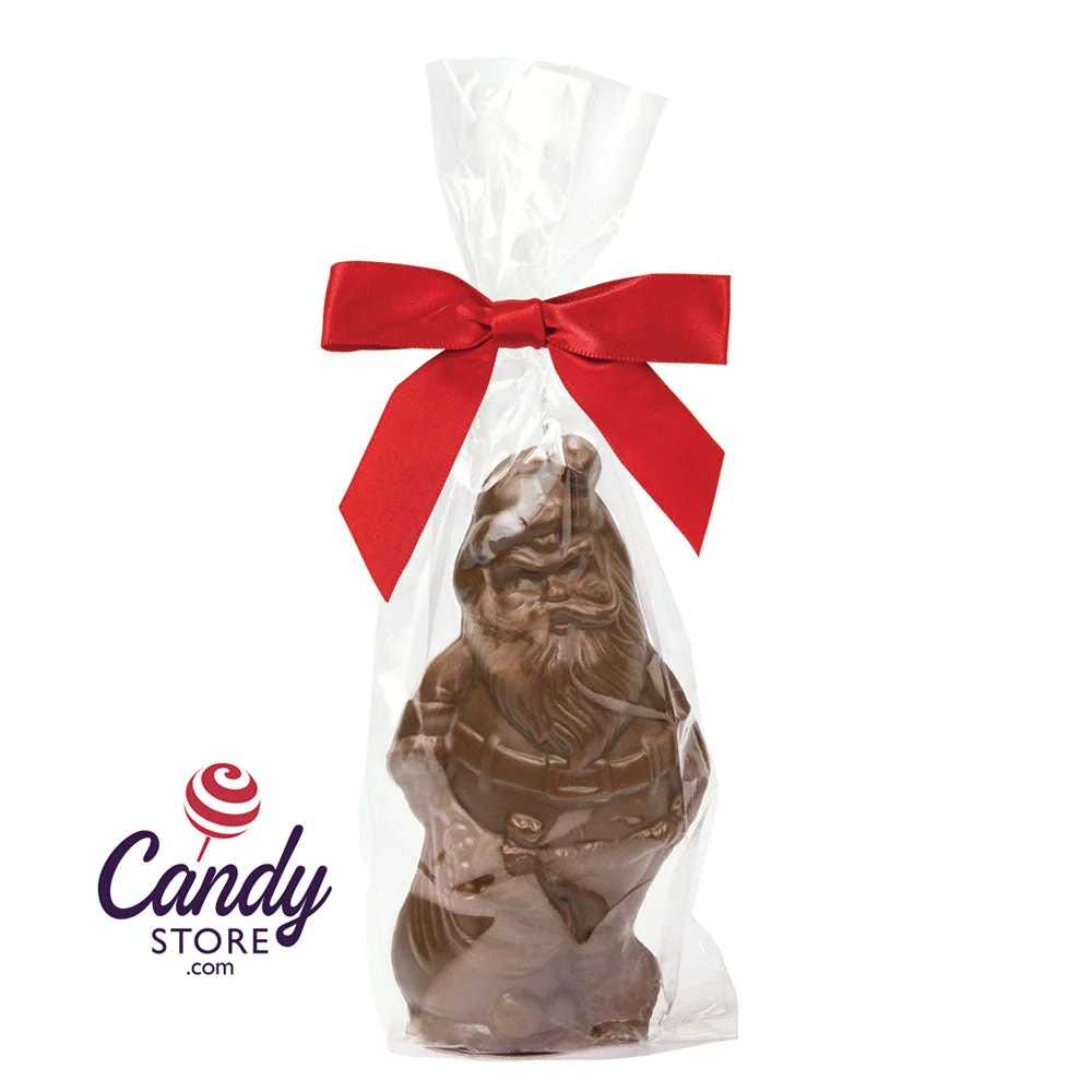 Nancy Adams Belgian Milk Chocolate Santa 7oz - 12ct