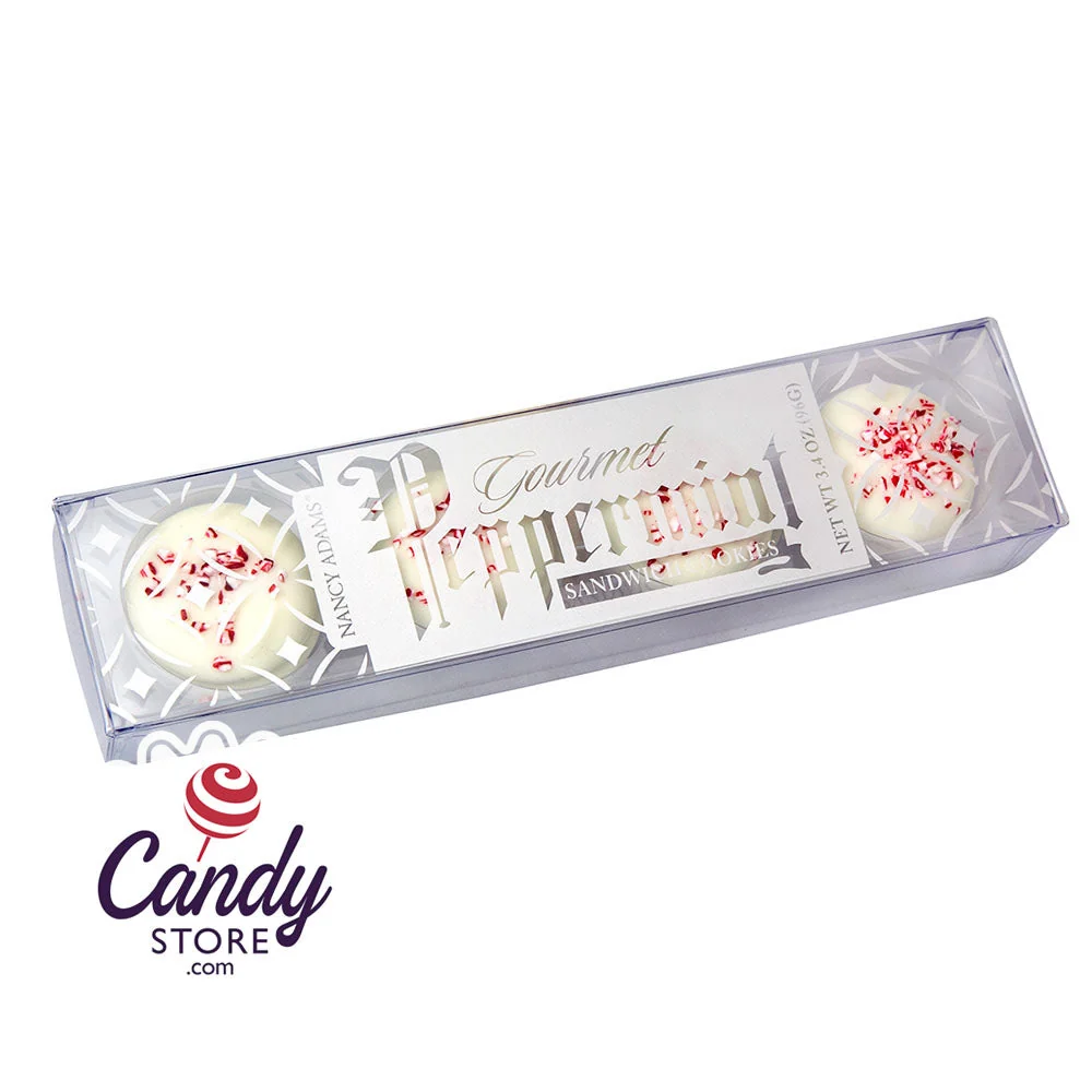 Nancy Adams White Peppermint Sandwich Cookies 3.4oz - 12ct
