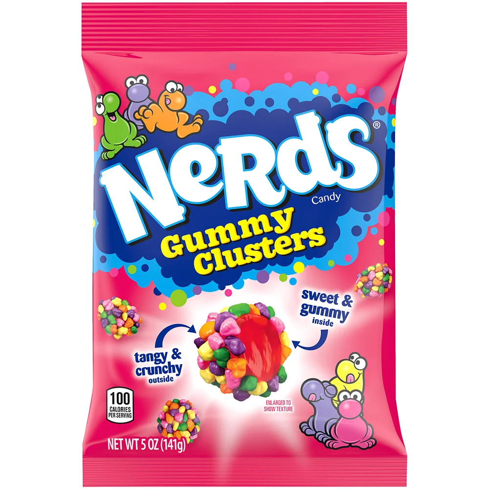 Nerds Clusters Peg Bags - 12ct