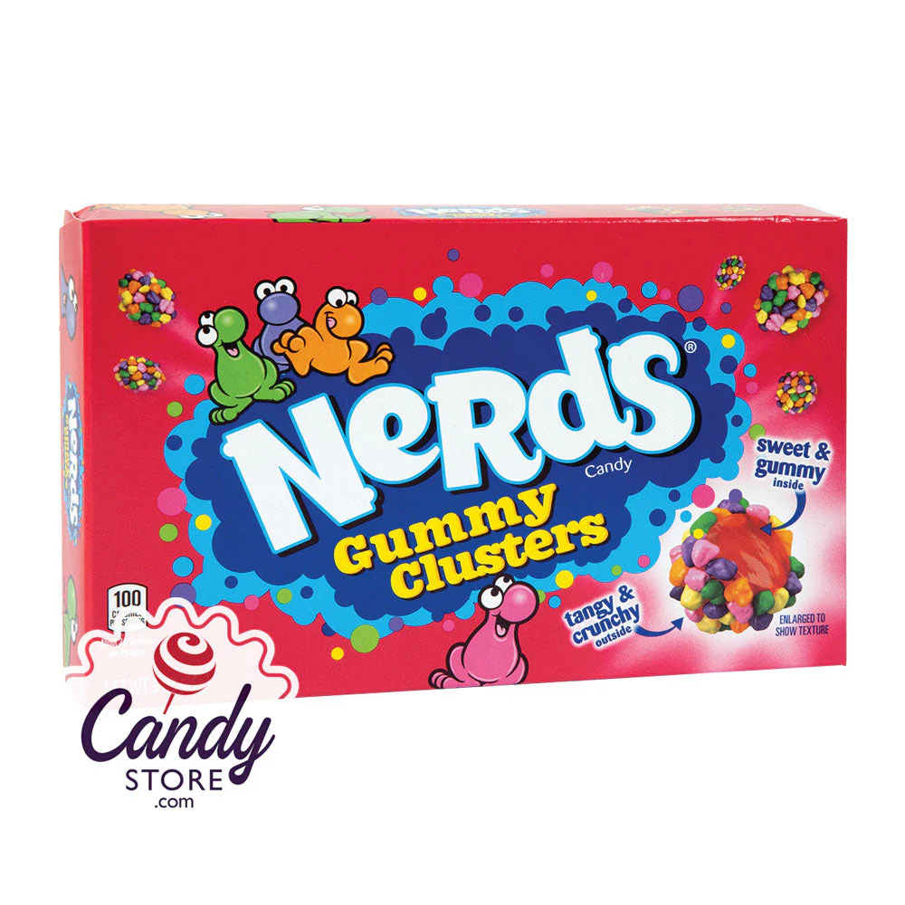 Nerds Gummy Clusters Candy - 12ct Theater Boxes