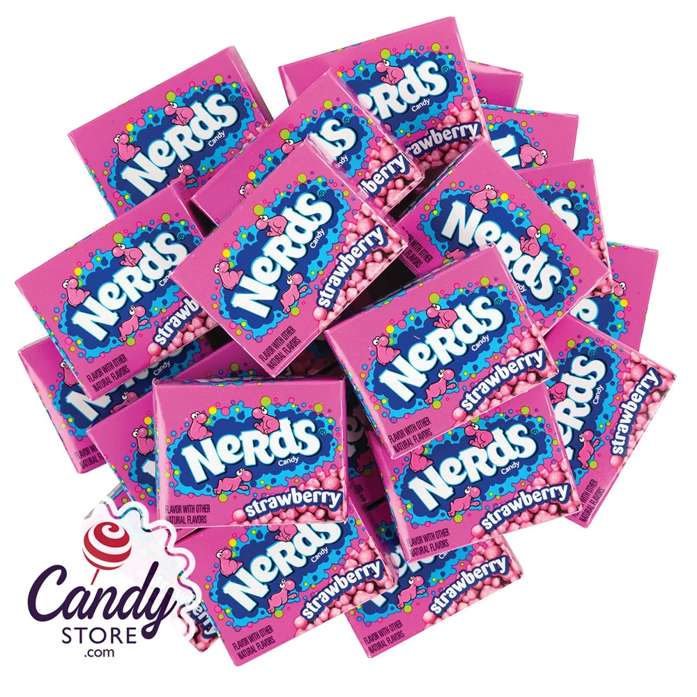 Nerds Strawberry Mini Boxes - 15lb Treat Size