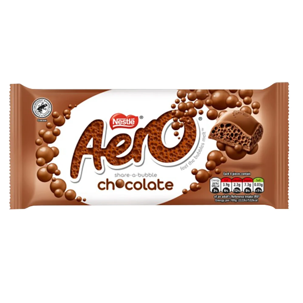 Nestle Aero Milk Chocolate Share-a-Bubble Bars - 15ct