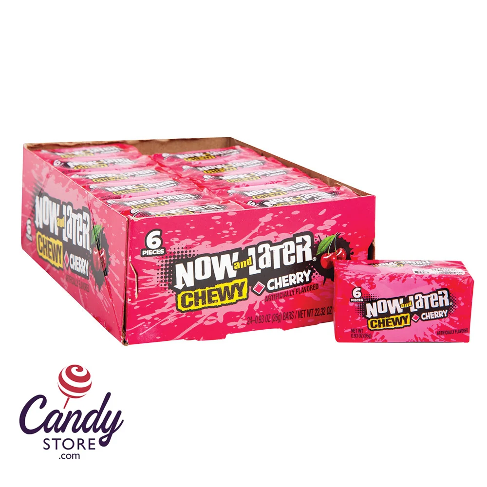 Now & Later Cherry Candy - 24ct - Image 2