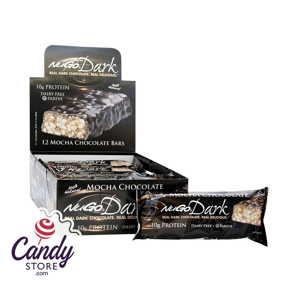 Nugo Dark Chocolate Mocha Protein Bar 1.76oz - 12ct