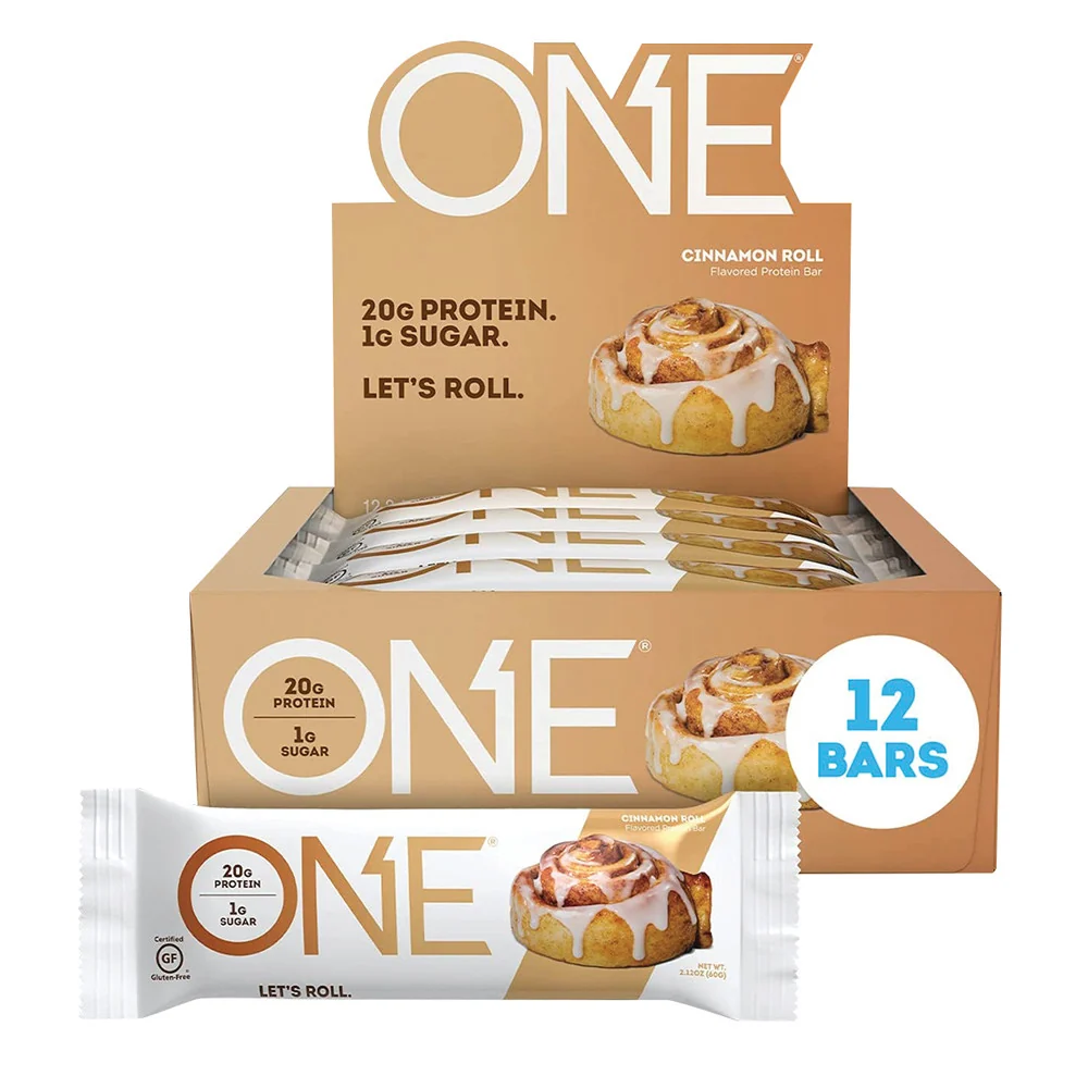 One Cinnamon Roll Bars - 12ct