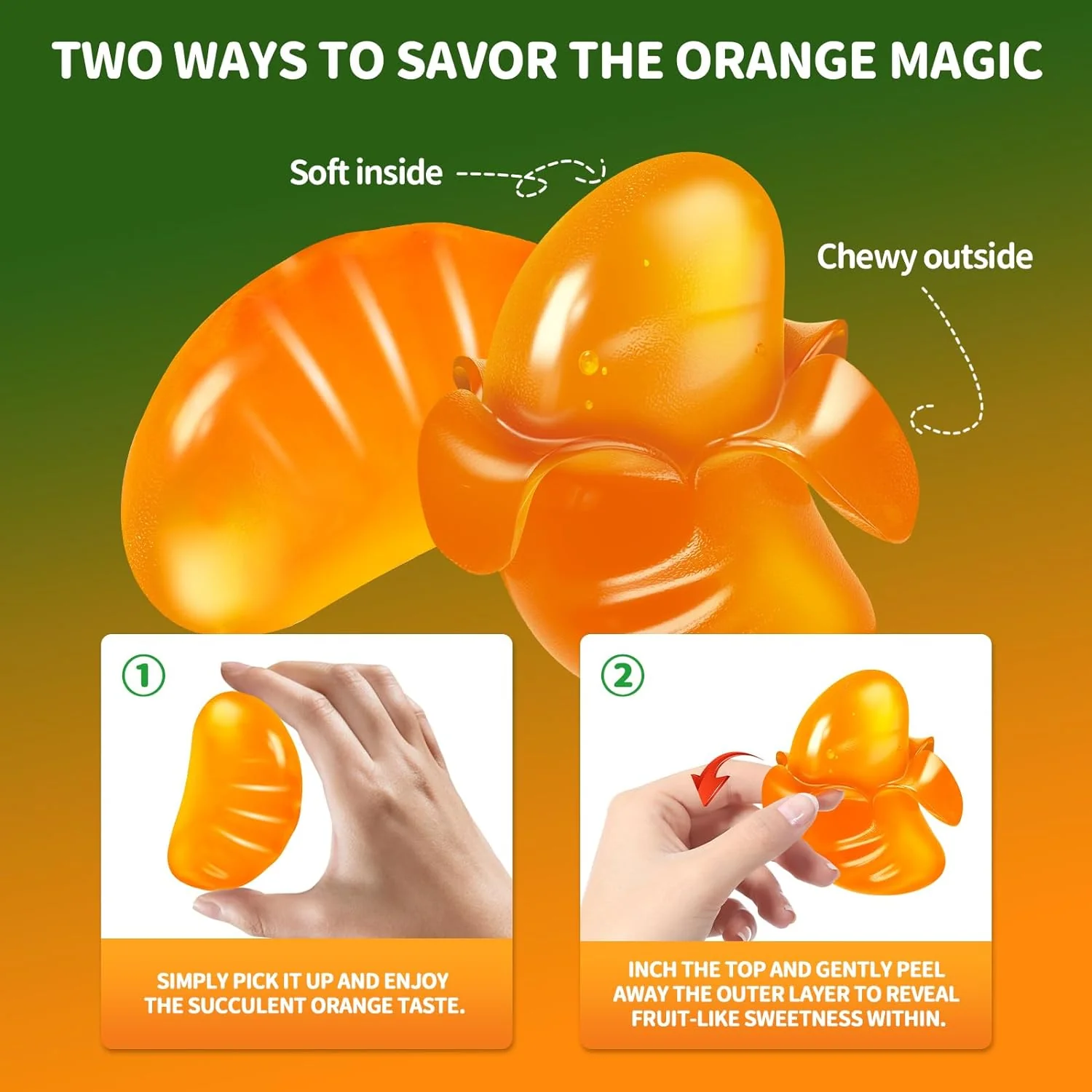 Orange Peelerz Gummies - 12ct - Image 3