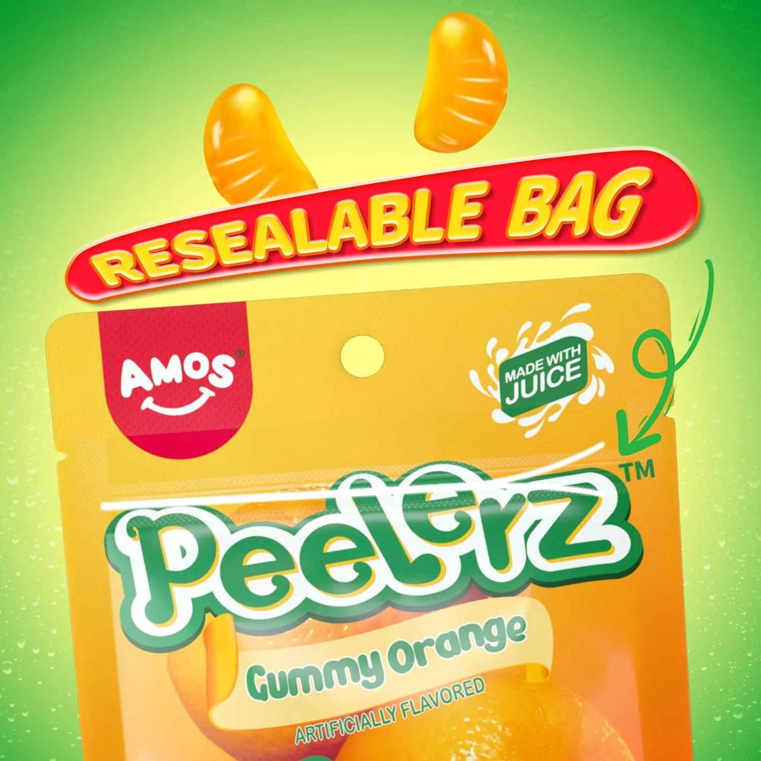 Orange Peelerz Gummies - 12ct - Image 4