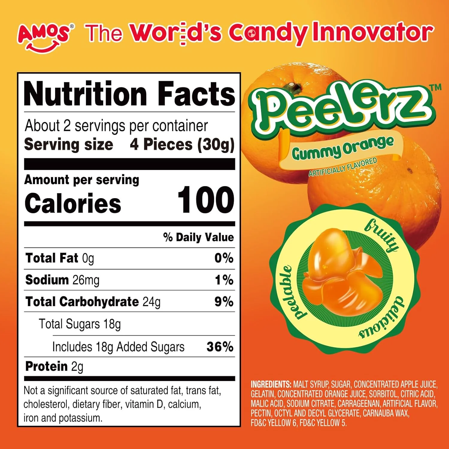 Orange Peelerz Gummies - 12ct - Image 5