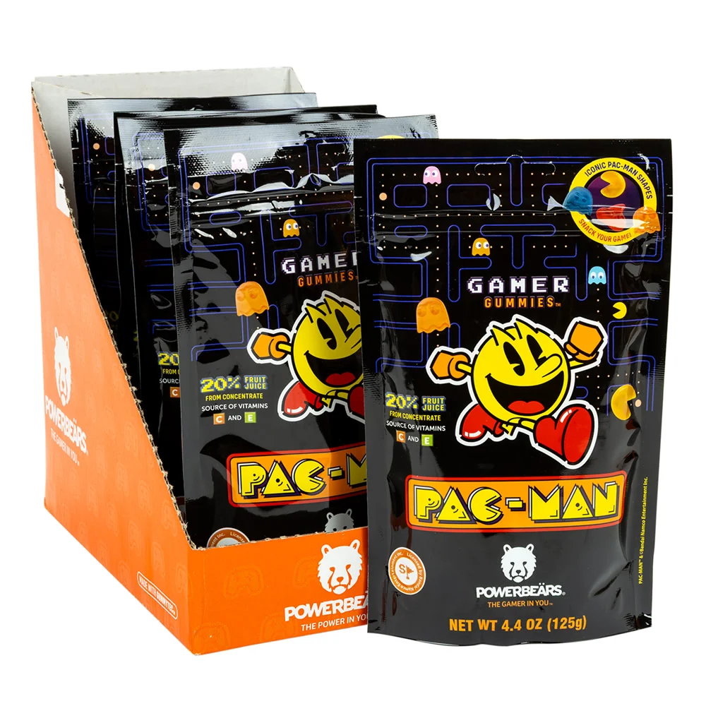Pac-Man Gamer Gummies Pouches - 6ct