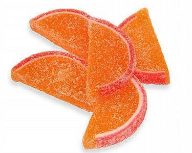 Peach Fruit Slices Candy - 5lb