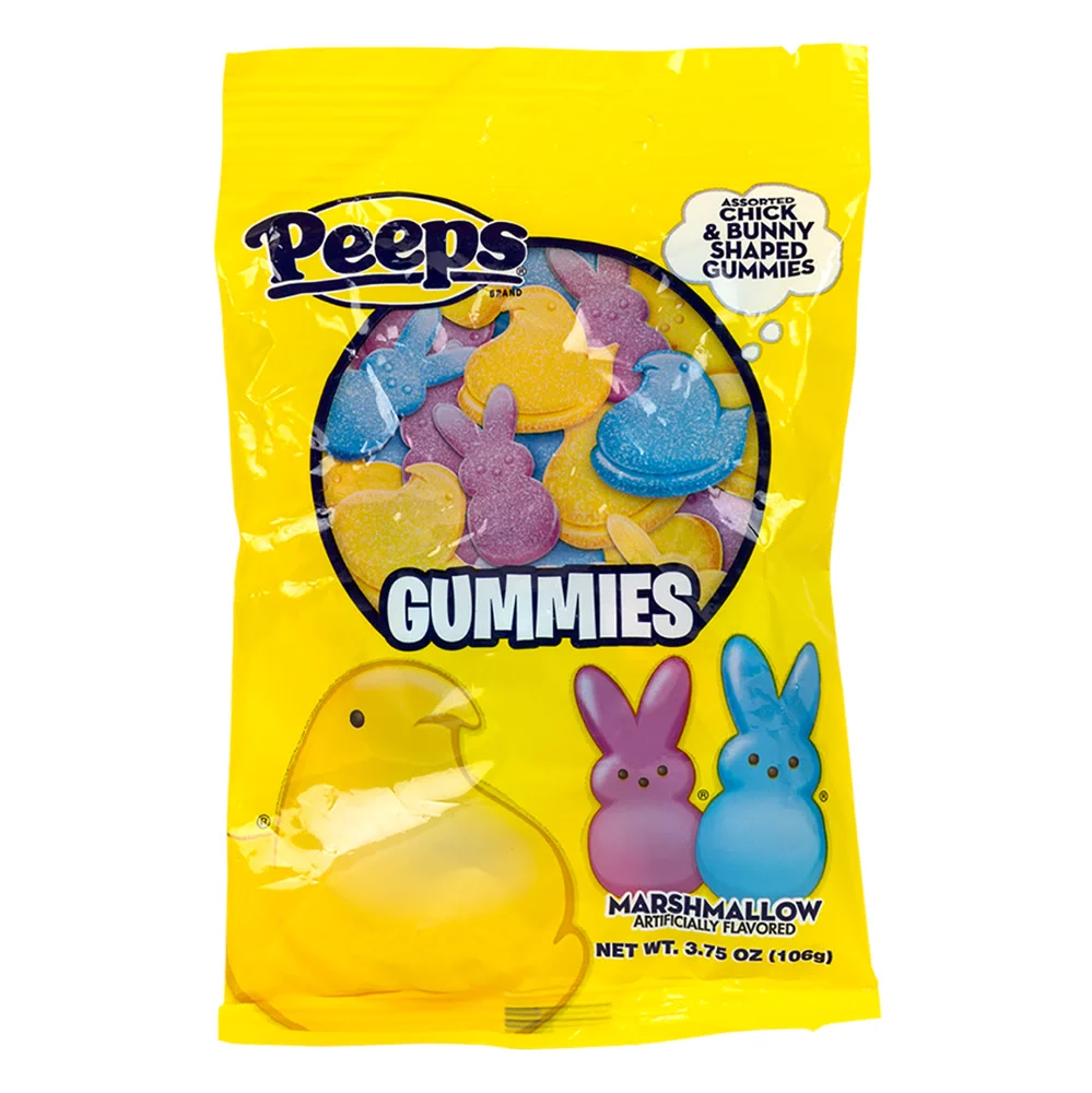 Peeps Gummies Peg Bags - 24ct