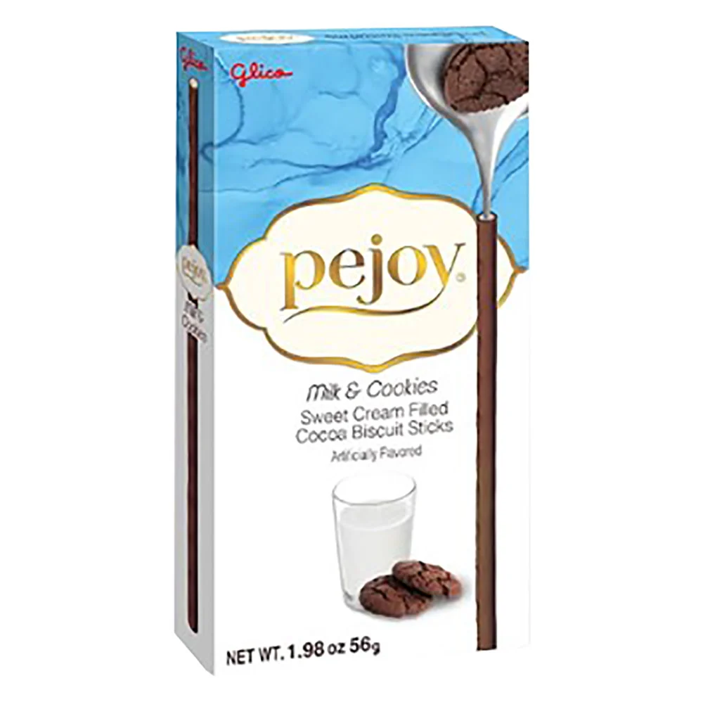 Pejoy Milk & Cookies Cocoa Biscuit Sticks - 10ct