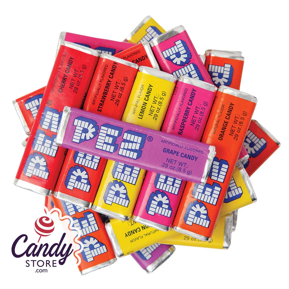 Pez Fruit Rolls Assorted - 10lb