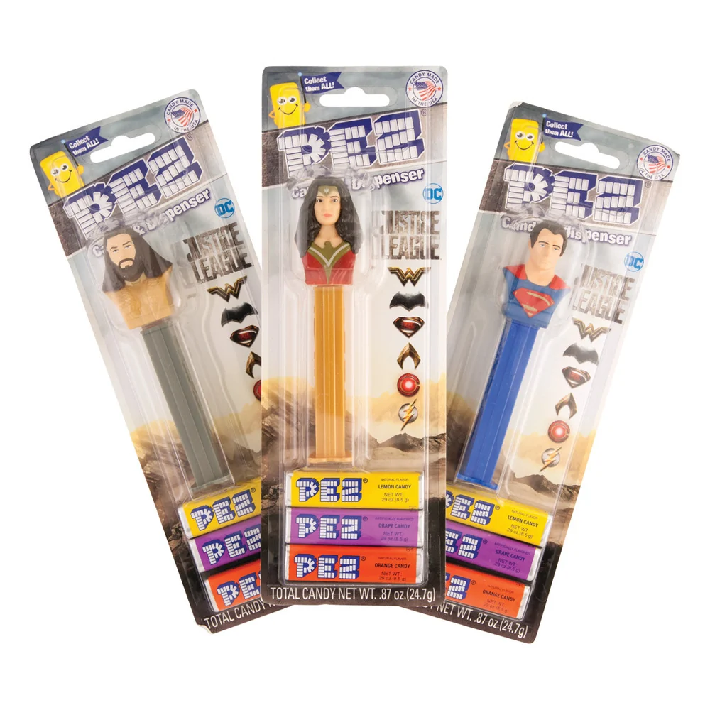 PEZ Justice League Assortment Blister Pack - 6ct