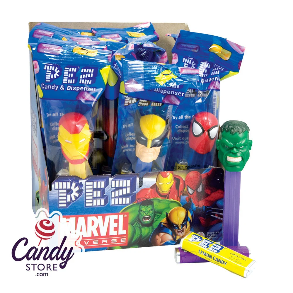 Pez Marvel Heroes Assortment - 12ct