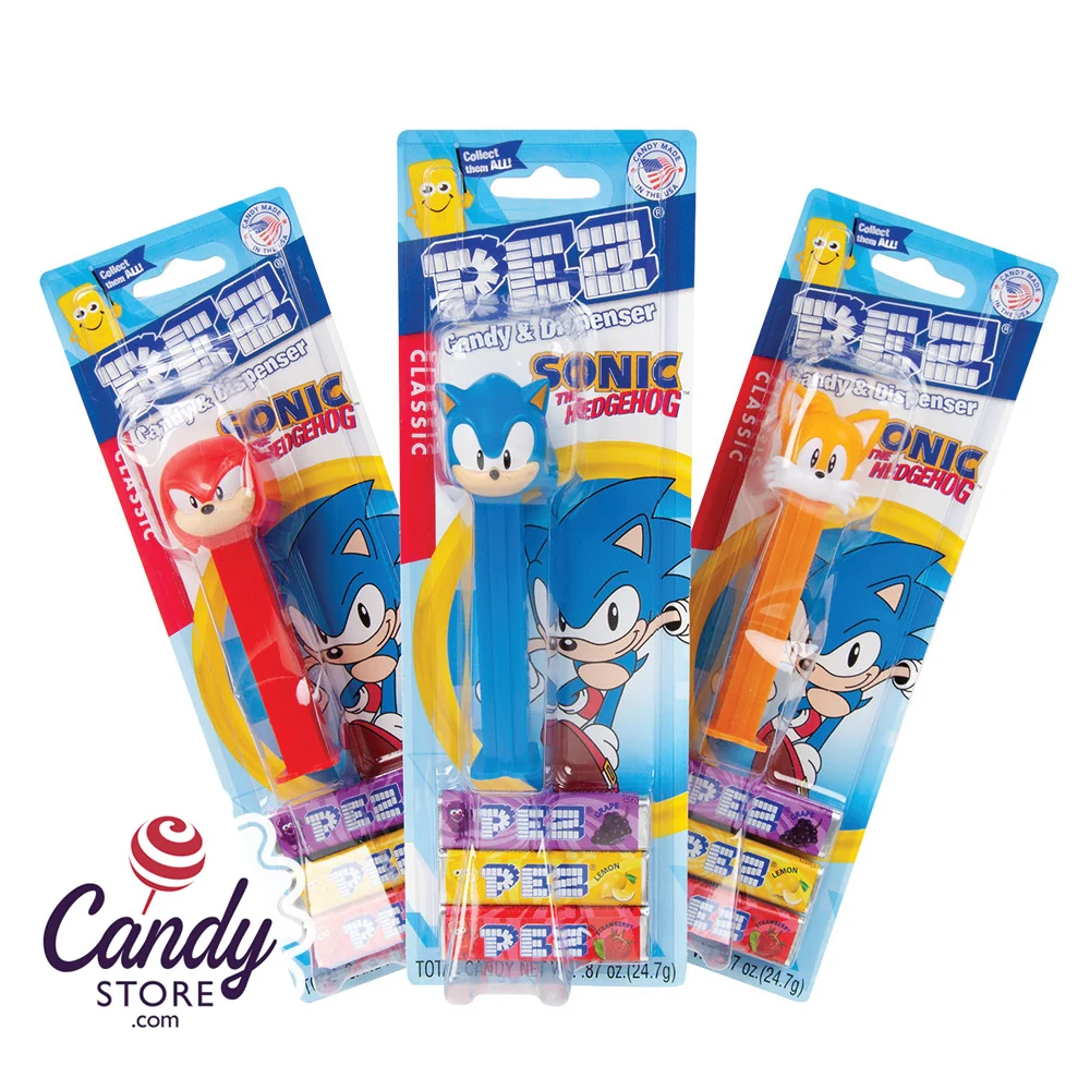 Pez Blister Sonic Hedgeho - 12ct