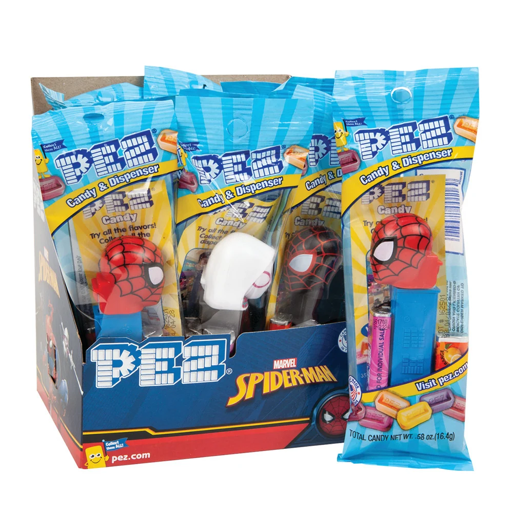 Pez Spiderman Assortment - 12ct