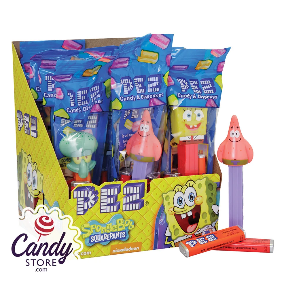 Pez Spongebob Assortment - 12ct