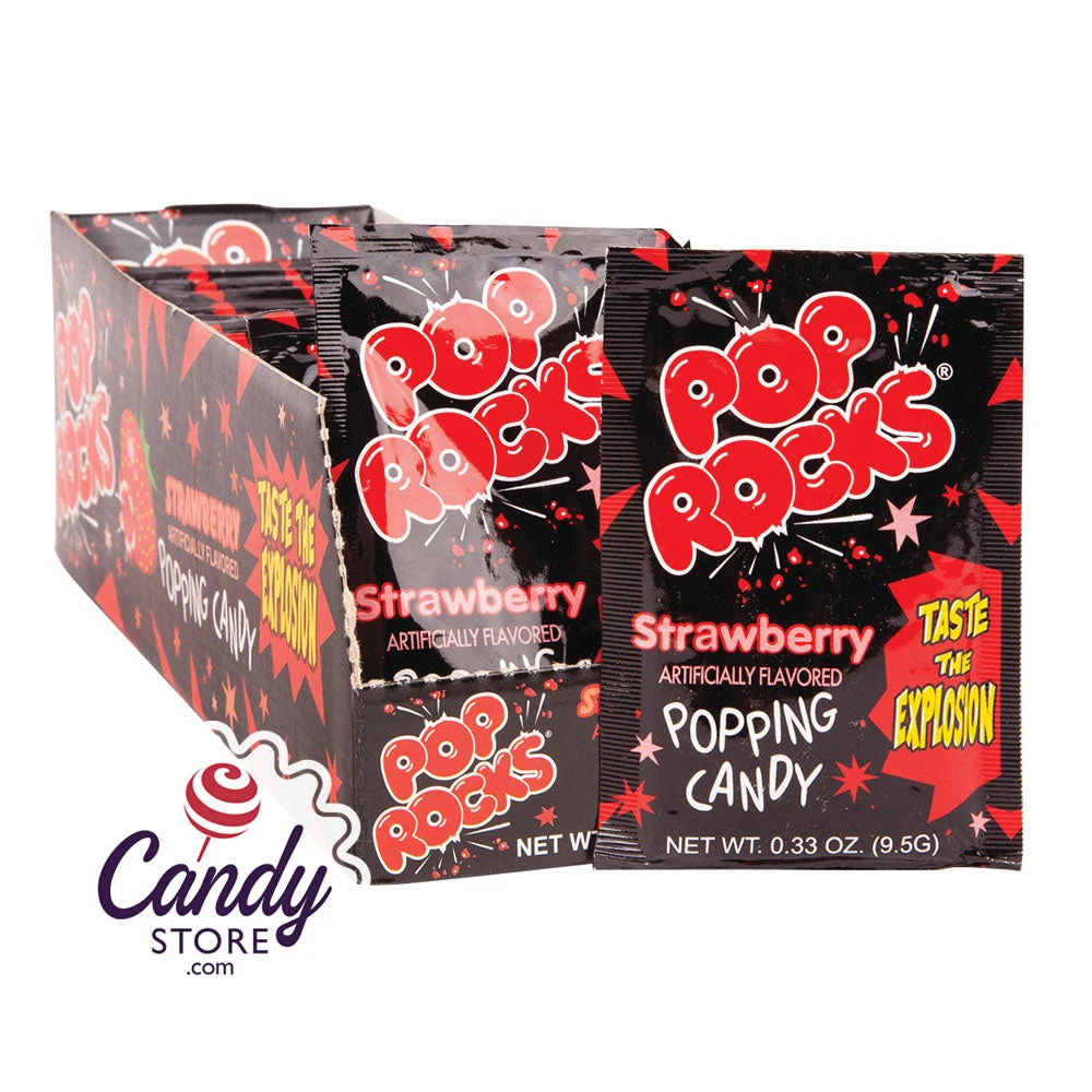 Pop Rocks Strawberry Candy - 24ct