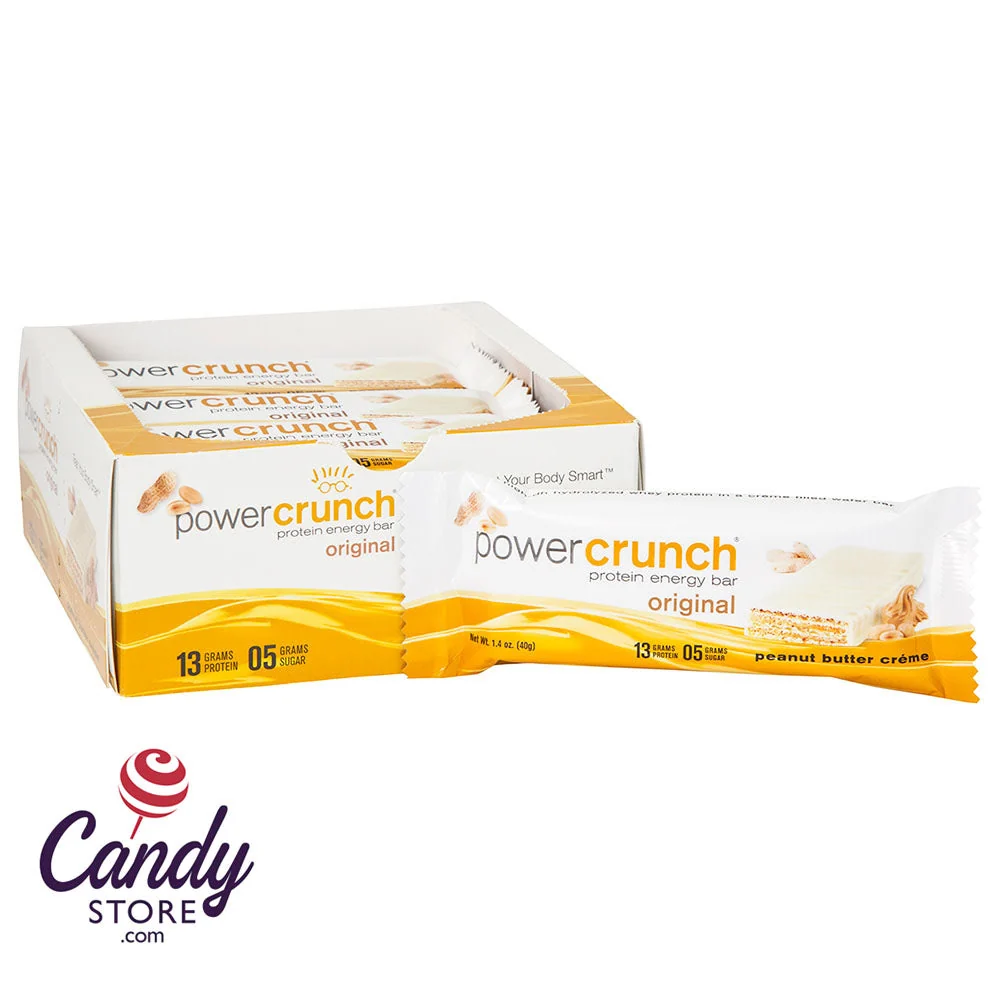 Power Crunch Original Peanut Butter Creme 1.4oz Bar - 12ct