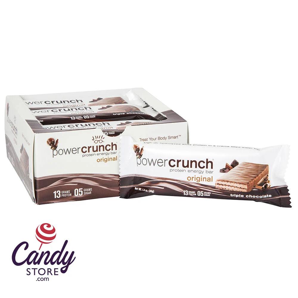 Power Crunch Original Triple Chocolate 1.4oz Bar - 12ct