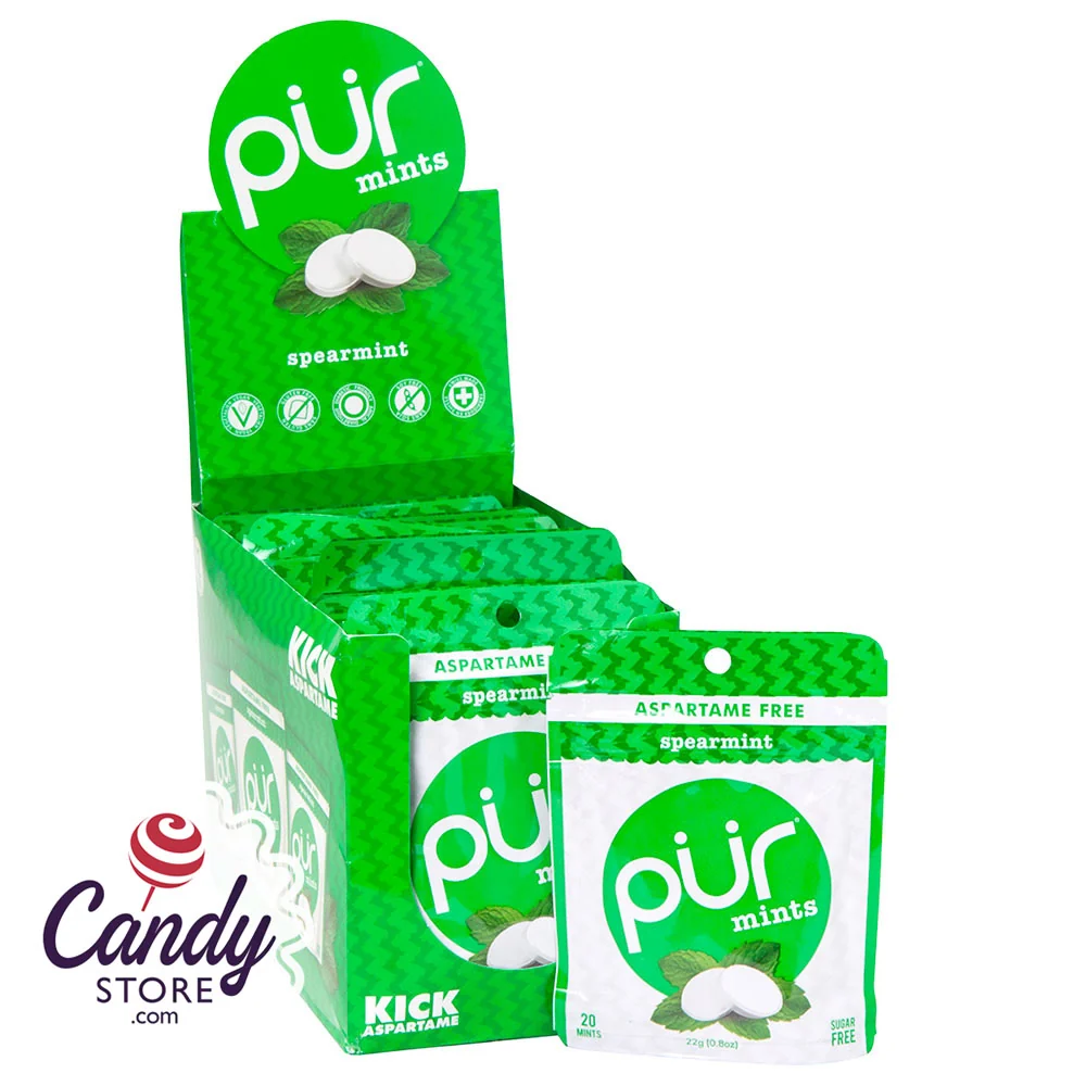 Pur Spearmint Mints - 12ct