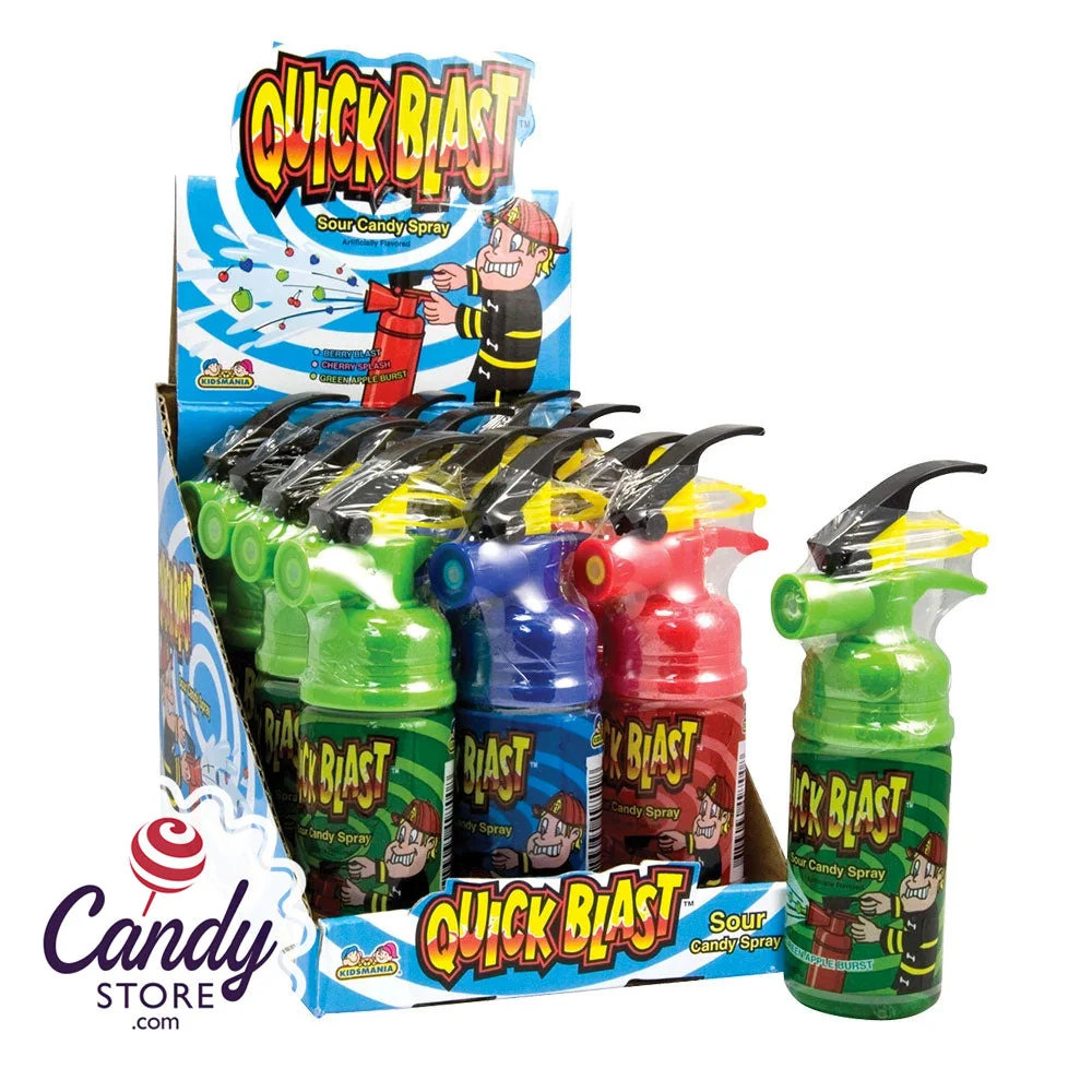 Quick Blast Sour Candy Spray - 12ct