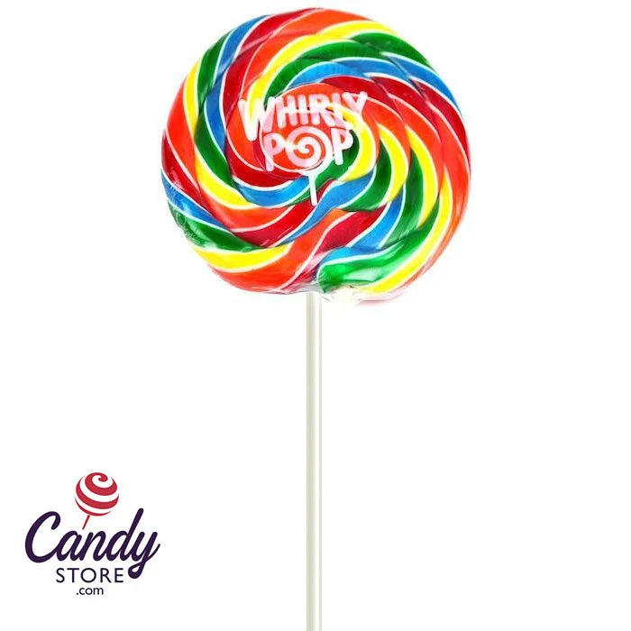 Rainbow Whirly Pops 6.5-inch - 18ct - Image 3