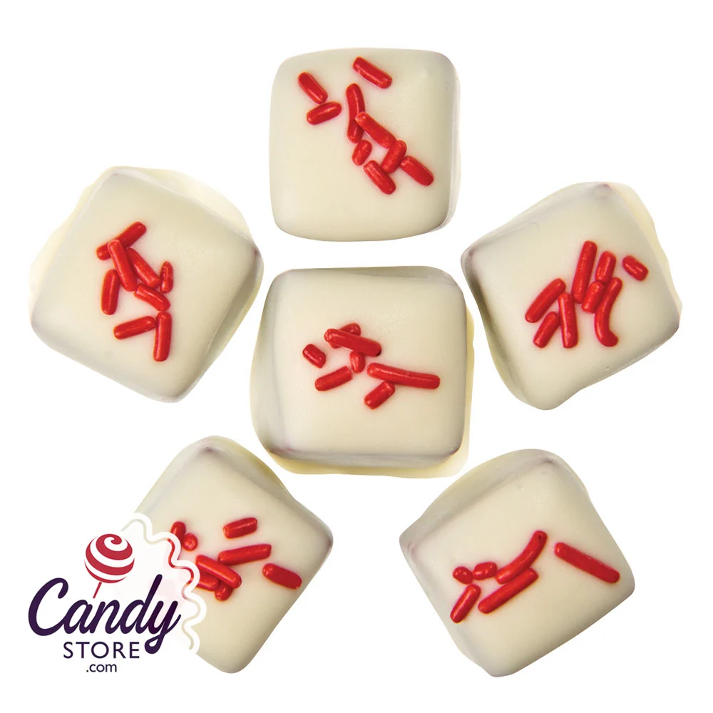 Red Velvet Caramels White Chocolate - 5lb