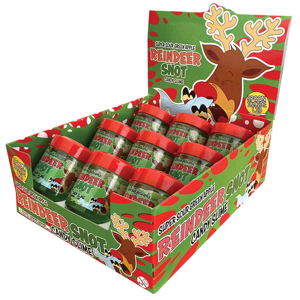 Reindeer Snot Candy Slime Jars - 9ct