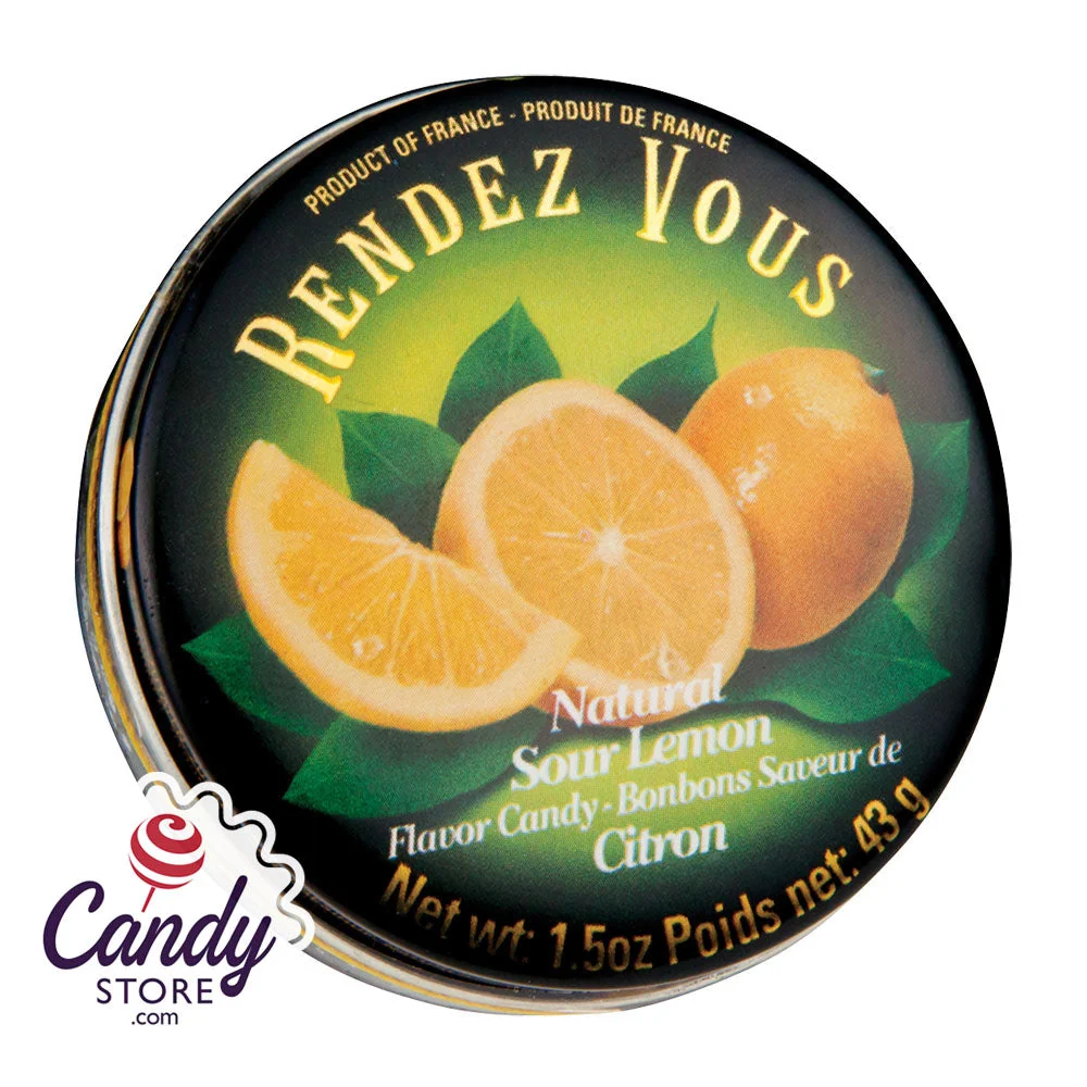 Rendez Vous Sour Lemon 1.5oz Tin - 12ct