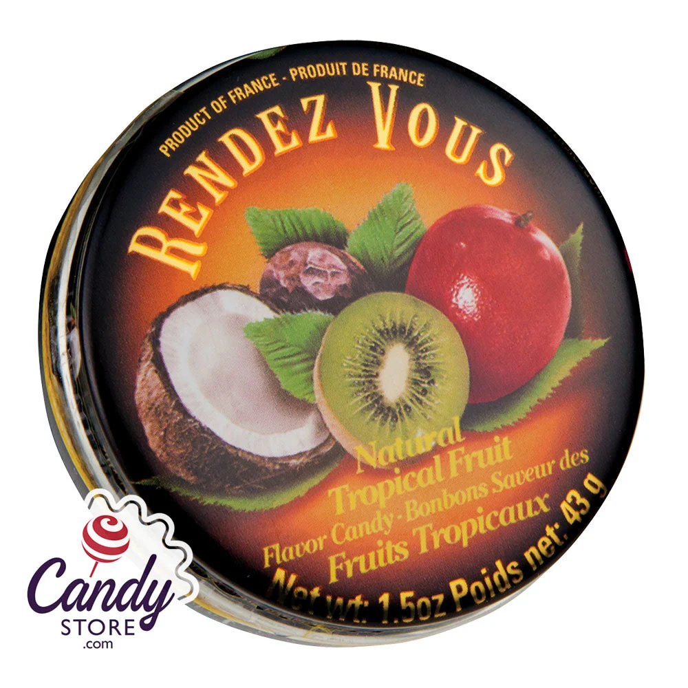 Rendez Vous Tropical Fruit 1.5oz Tin - 12ct