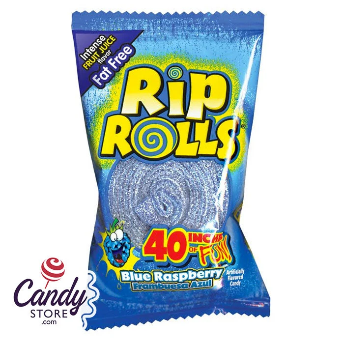 Rip Rolls Blue Raspberry - 24ct - Image 2