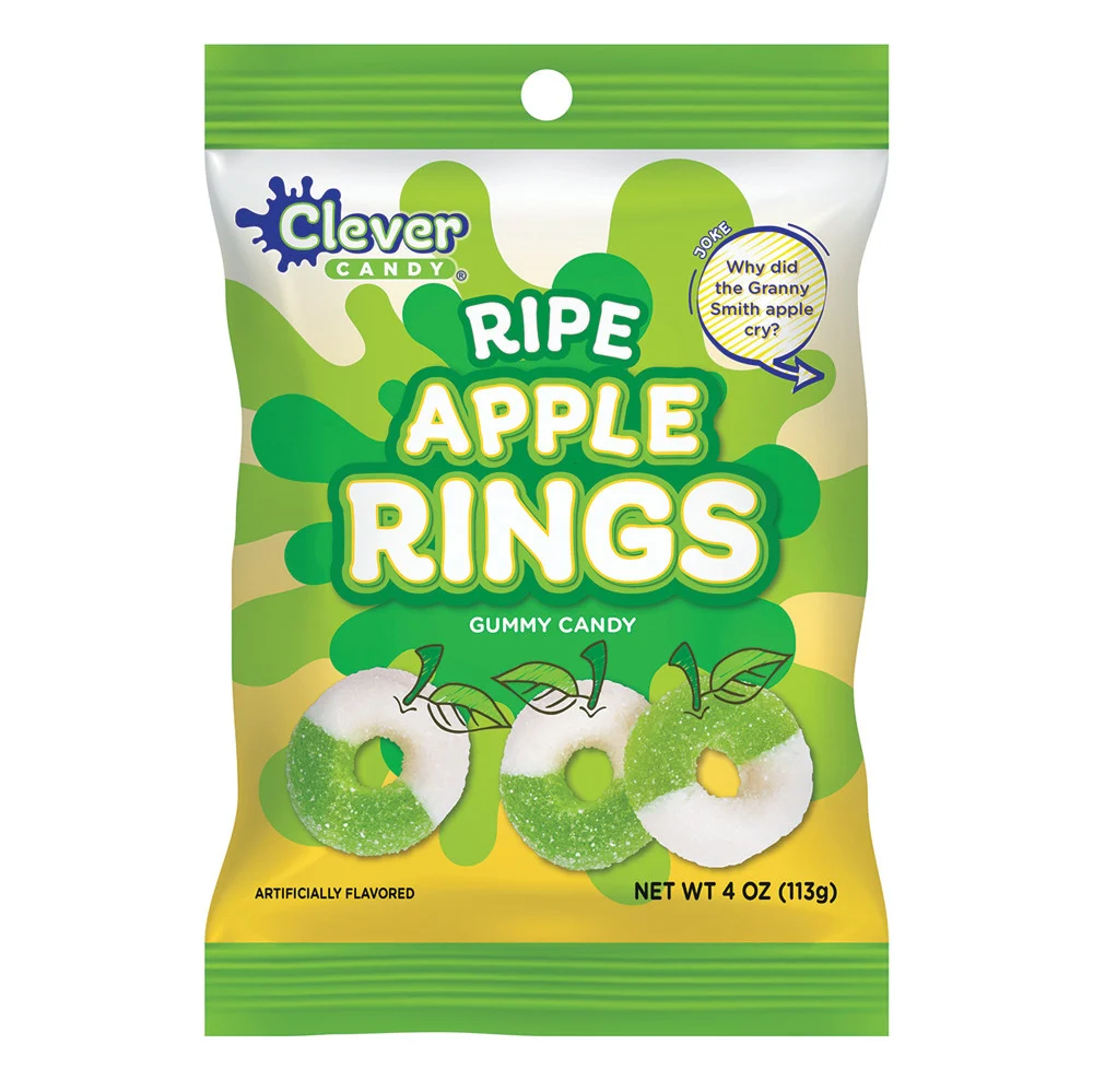Ripe Apple Rings Peg Bags - 12ct