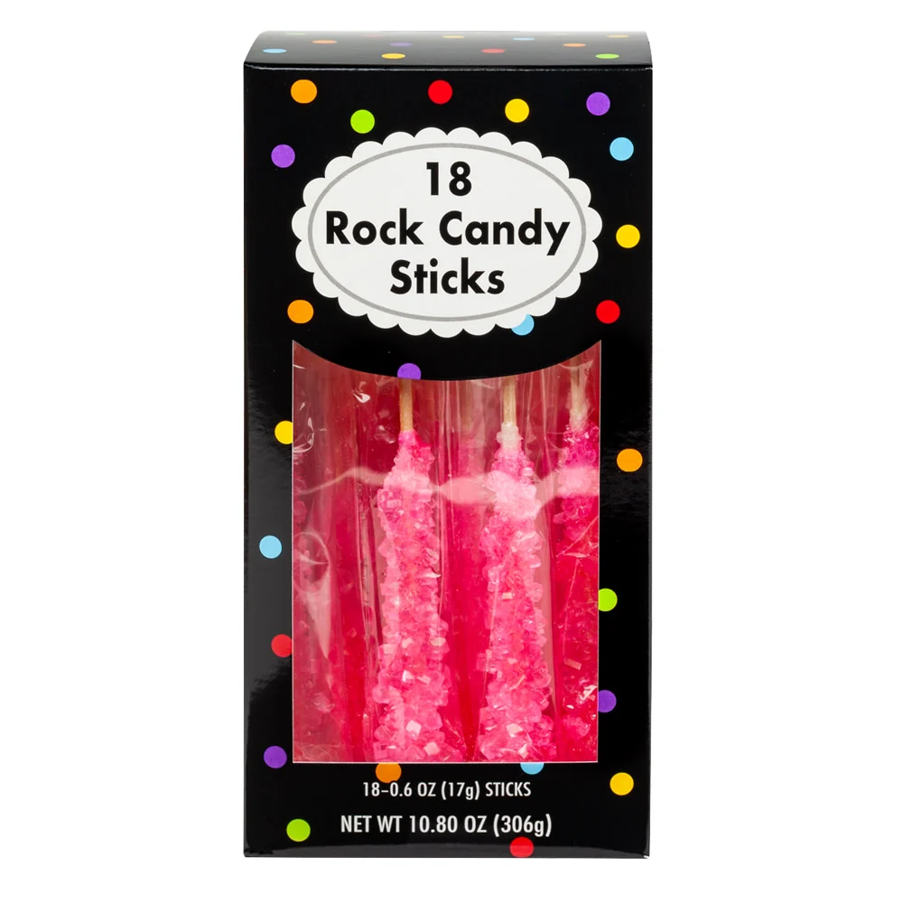 Rock Candy Bright Pink Wrapped 18ct 10.8oz Boxes - 4ct