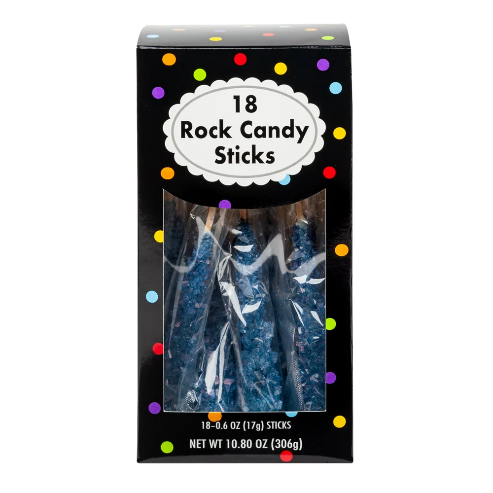 Rock Candy Royal Blue Wrapped 18ct 10.8oz Boxes - 4ct
