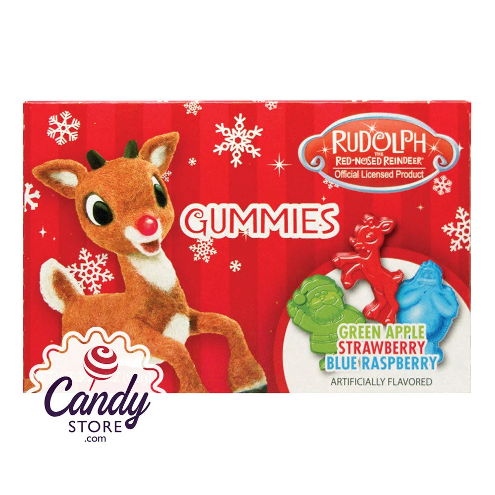 Rudolph Gummies 3.25oz Theater Boxes - 24ct