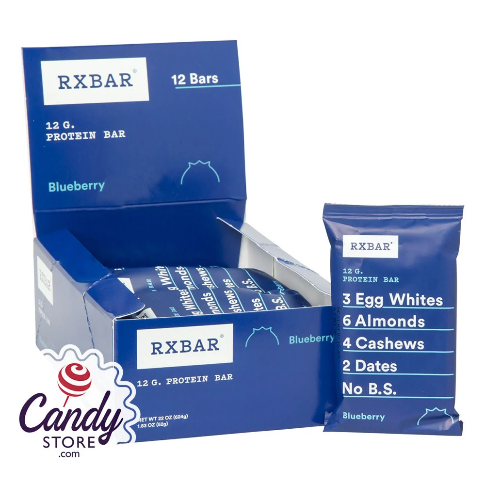 Rx Bar Blueberry 1.83oz Protein Bar - 12ct