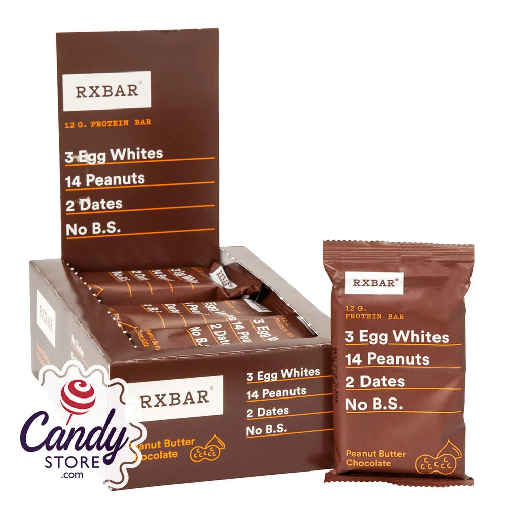 Rx Bar Peanut Butter Chocolate 1.83oz Protein Bar - 12ct