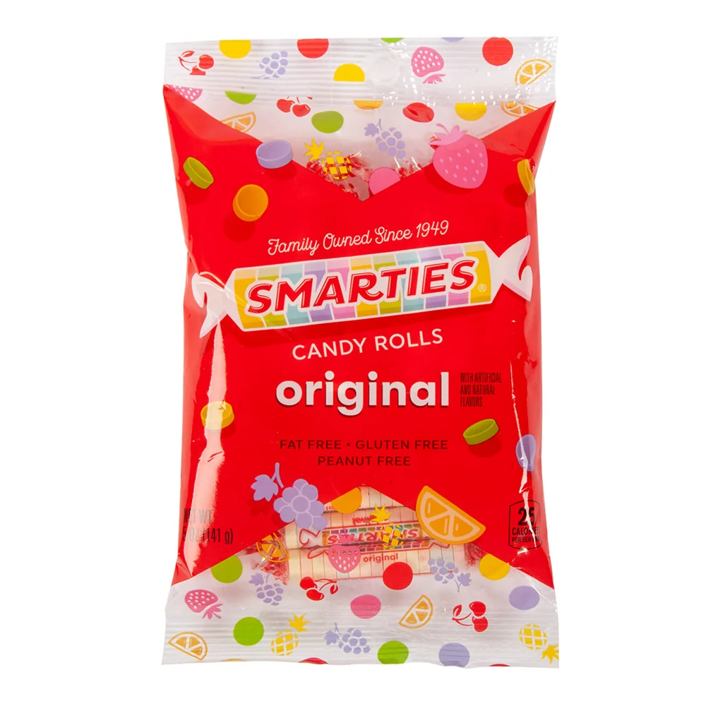 Smarties Original Peg Bags - 12ct