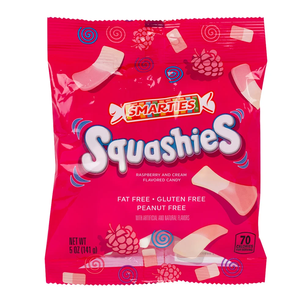 Smarties Squashies Peg Bags - 12ct