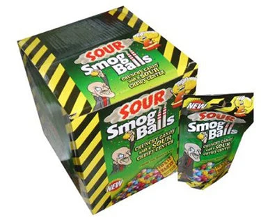 Sour Smog Balls Candy Bags - 12ct - Image 2